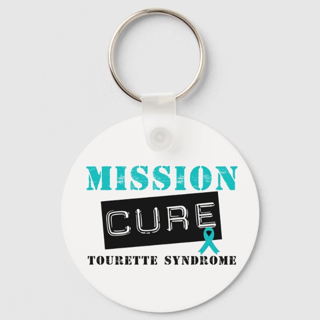 Llavero Síndrome de Mission Cure Tourette (Anverso)