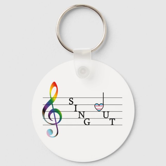 Llavero Sing Out Trans Prige (Anverso)