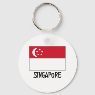 Llavero Singapore Flag