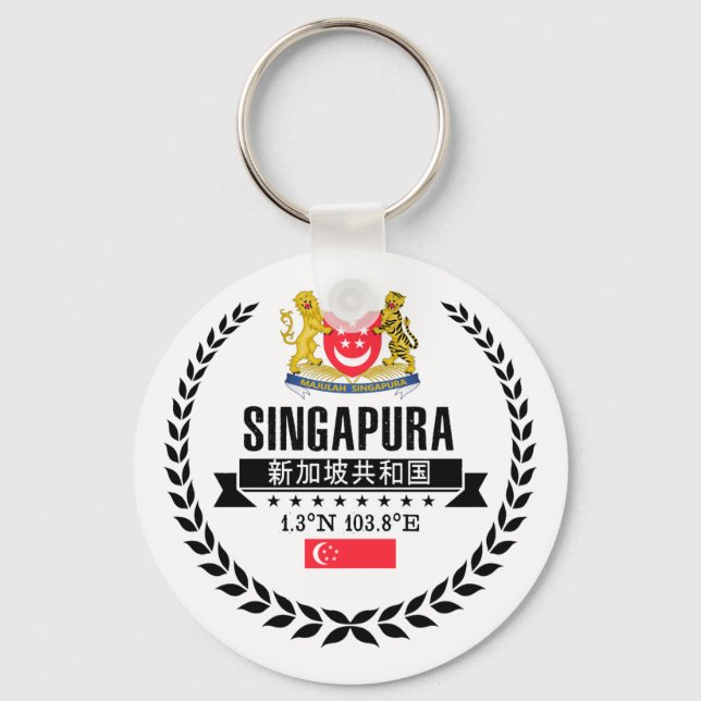 Llavero Singapur (Anverso)