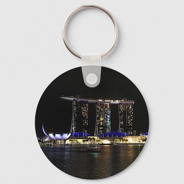 Llavero Singapur Marina Bay Sands #1 Keychain (Anverso)
