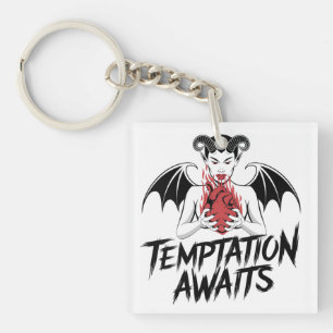Llavero Siniestro Diseño Gótico Demonio - Se espera tentac