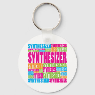 Llavero Sintetizador colorido
