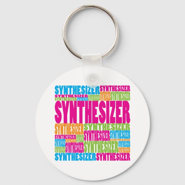 Llavero Sintetizador colorido (Anverso)