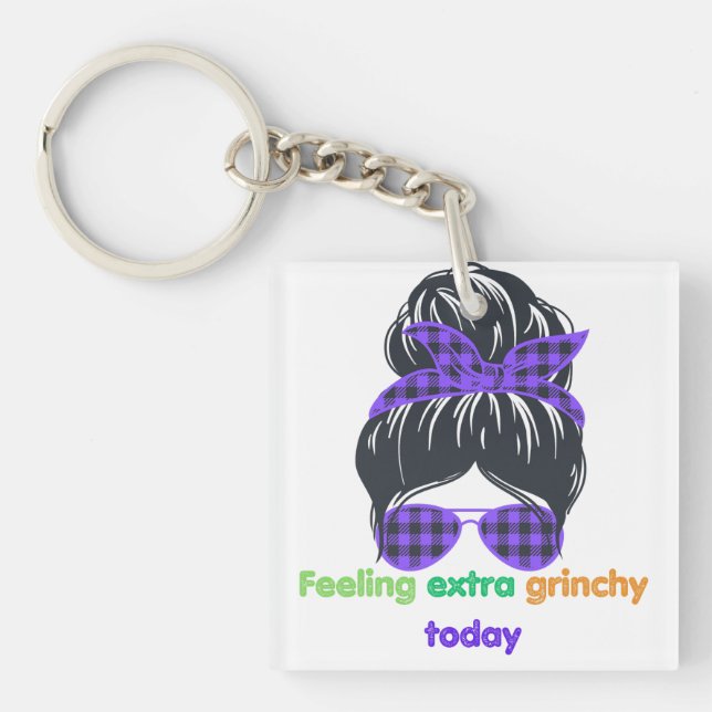 Llavero Sintiéndome extra gruñón hoy (Frente)