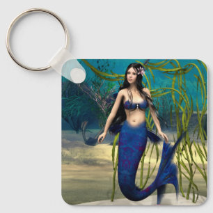 Llavero Sirena Azul
