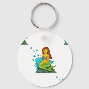 Llavero sirena de emoji