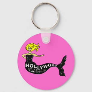 Llavero Sirena de Hollywood (rosa)