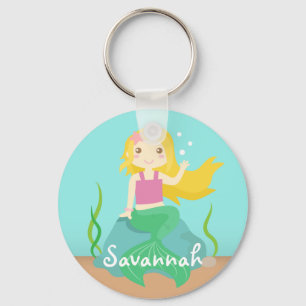 Llavero Sirena Linda del Océano, Para Niñas