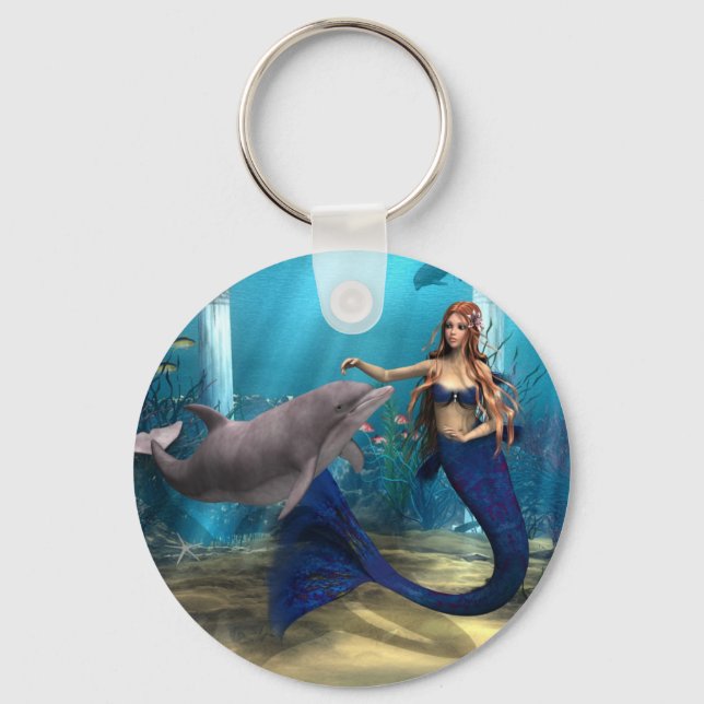 Llavero Sirena y delfín (Anverso)
