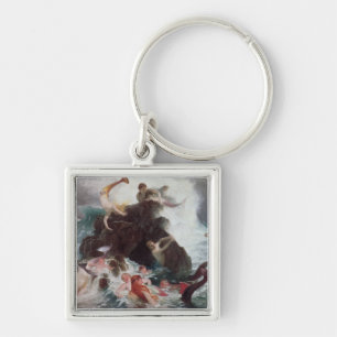 Llavero Sirenas en el juego, 1886 (aceite en lona)