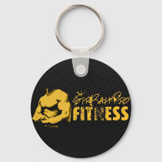 Llavero SirRahPro Fitness Black / Gold Keychain