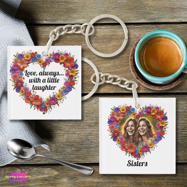 Llavero Sisterly Love in Bloom Acrylic Keychain (Subido por el creador)