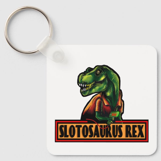 Llavero SJ Slotosaurus Rex Key Fob (Anverso)