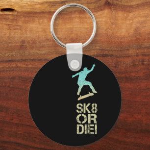 Llavero ¡Sk8 O Muere! Olli Skater Vintage For Skateboarder