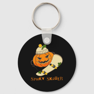Llavero Skateboard de calabaza Halloween Disstume divertid