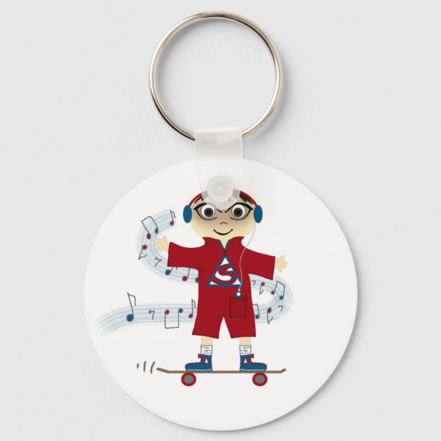 Llavero Skateboard Kid (Anverso)