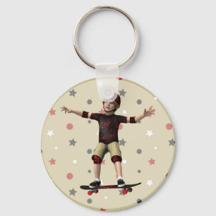 Llavero Skateboarder