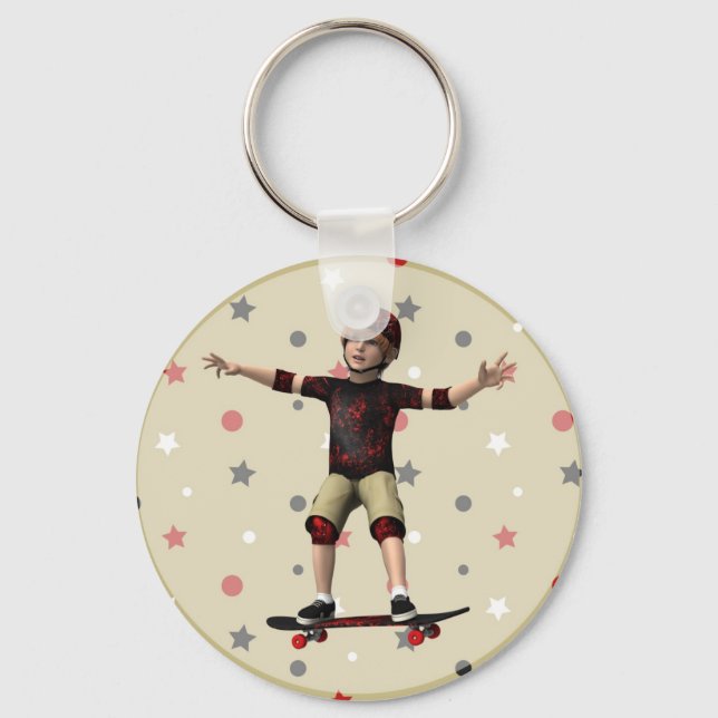 Llavero Skateboarder (Anverso)