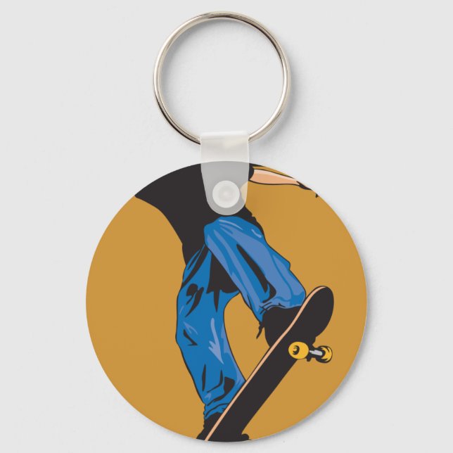 Llavero Skateboarding Shred (Anverso)