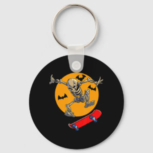 Llavero Skateboarding Skeleton Hombres Skater Skateboard