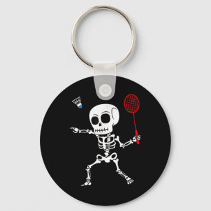 Llavero Skeleton Badminton Halloween Smash Shuttle Easy Co