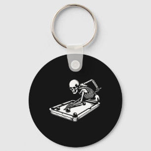 Llavero Skeleton Billiards Halloween Pool Snooker Billiard