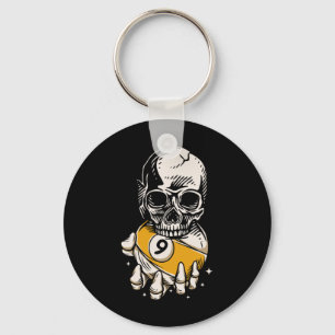Llavero Skeleton Billiards Ll Snooker Pool Billiards Playa