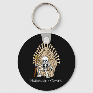 Llavero Skeleton Bones Throne Fun Halloween