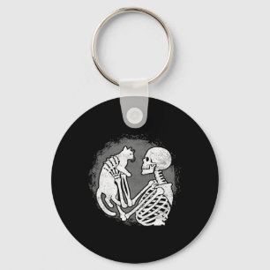 Llavero Skeleton Cat Skull Kitty Cute Halloween Halloween