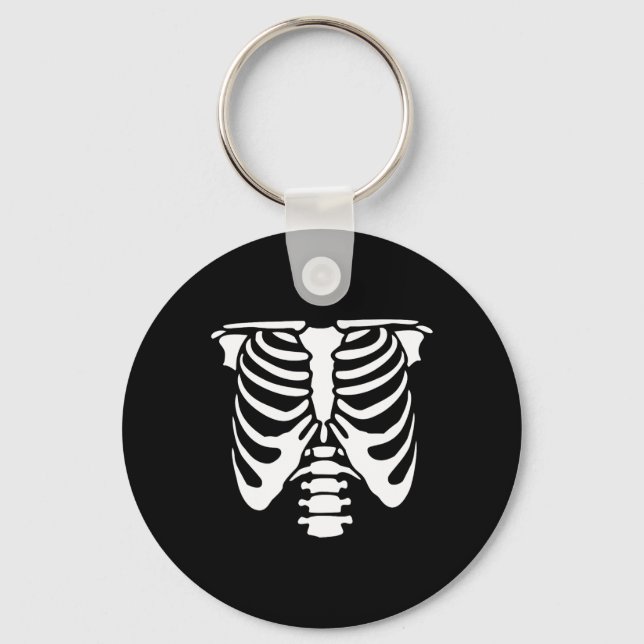 Llavero Skeleton Crob Cage Bones Halloween X ray (Anverso)
