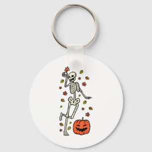 Llavero Skeleton Dance Calabaza Halloween Disfraces Caída