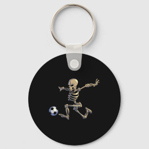 Llavero Skeleton de fútbol Halloween Hombres Jugador de fú