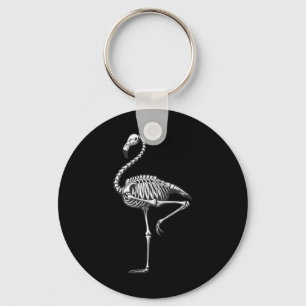 Llavero Skeleton Flamingo Halloween