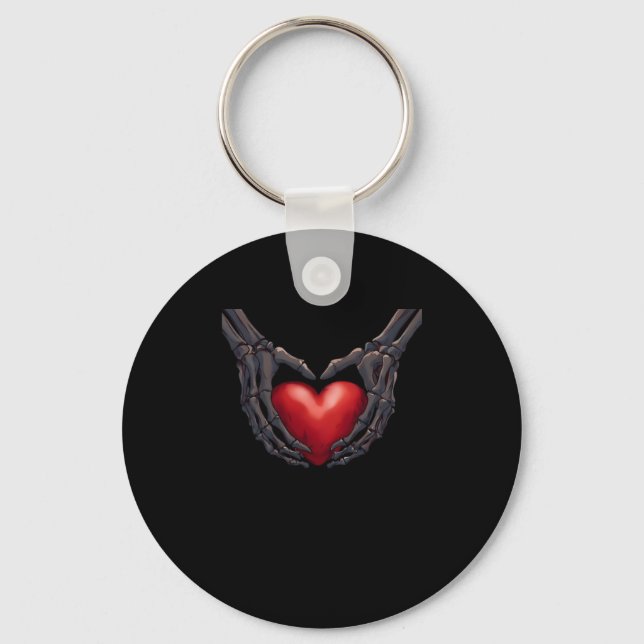 Llavero Skeleton Hand Heart (Anverso)