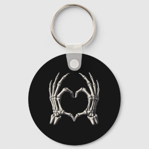 Llavero Skeleton Hand Heart Xray Retro Funny Halloween Cos
