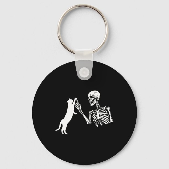 Llavero Skeleton Hand Jugando El Gracioso Disfraz De Hallo (Anverso)