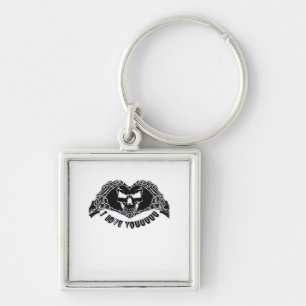 Llavero Skeleton Hands Skull, Diseño De Halloween Para Bac