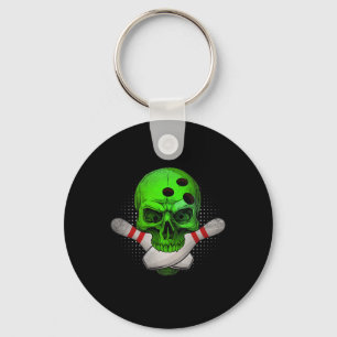 Llavero Skeleton Head Skull Bowball Y Pins Happy Ha