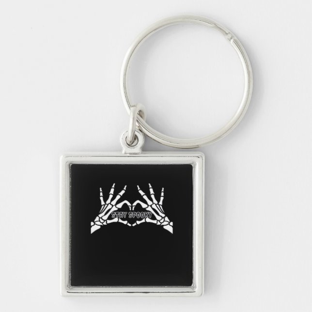 Llavero Skeleton Heart And Hands Classic Design (Frente)