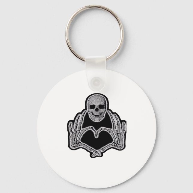 Llavero Skeleton Heart Hands Classic (Anverso)