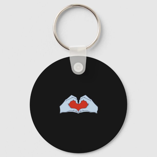 Llavero Skeleton Heart Hands Classic & Basic Halloween (Anverso)