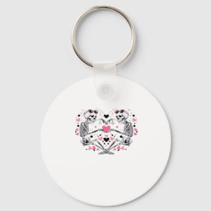 Llavero Skeleton Heart Hands Classic Viral