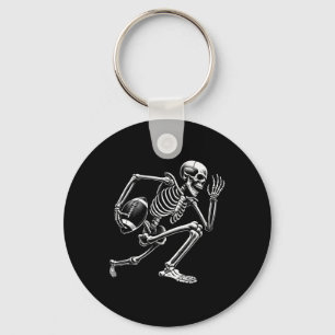 Llavero Skeleton Jugando Fútbol Halloween Skull Lover