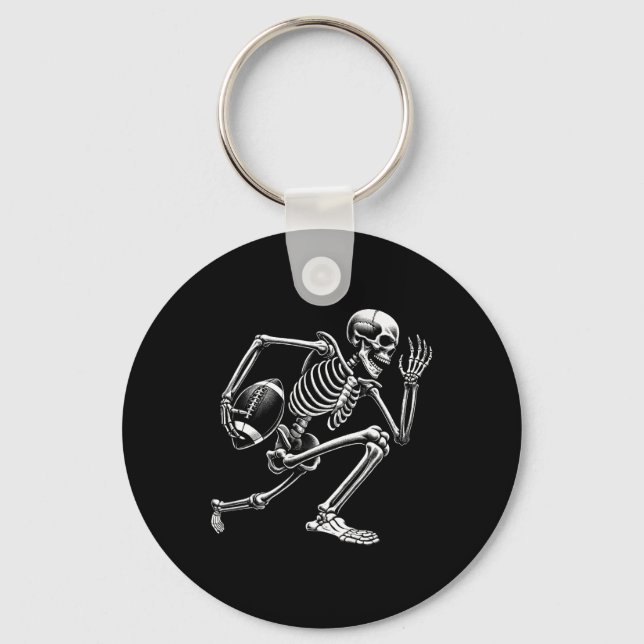 Llavero Skeleton Jugando Fútbol Halloween Skull Lover (Anverso)