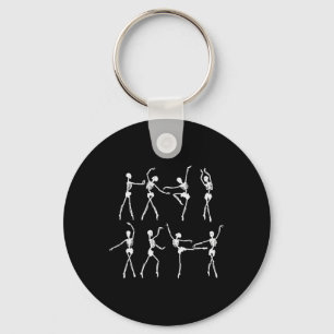 Llavero Skeleton Llerinas Llet Dance Cute Halloween Costum