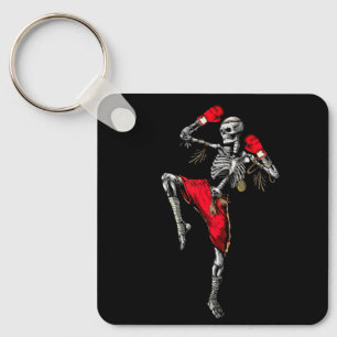 Llavero Skeleton Muay Thai Halloween Kickboxing Luchó cont