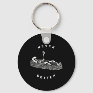 Llavero Skeleton Nunca Mejor En El Hallowee De Coffin