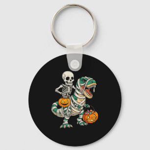 Llavero Skeleton Riding Mummy Dinosaur T Rex Niños Hombres