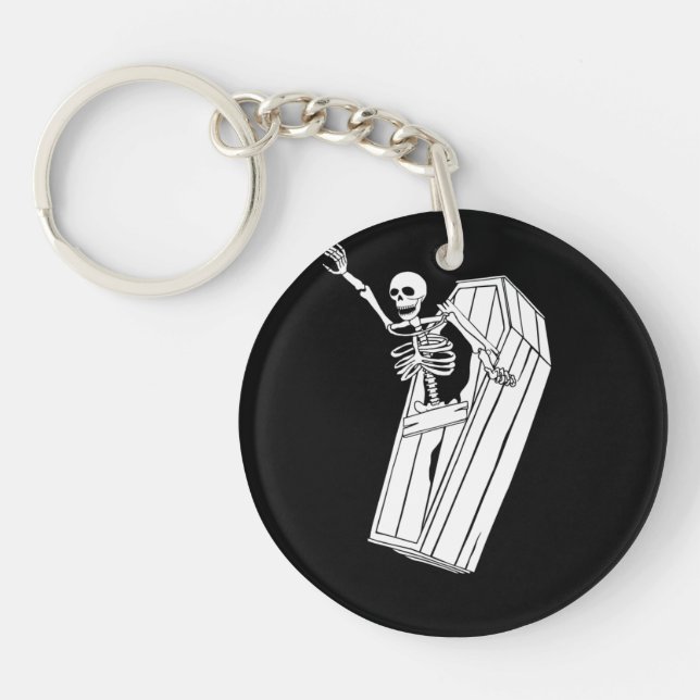 Llavero Skeleton Saltando de Casket (Frente)